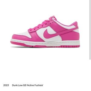 Dunk Low GS “Active Fuchsia” size US Y 6 / size US W 8